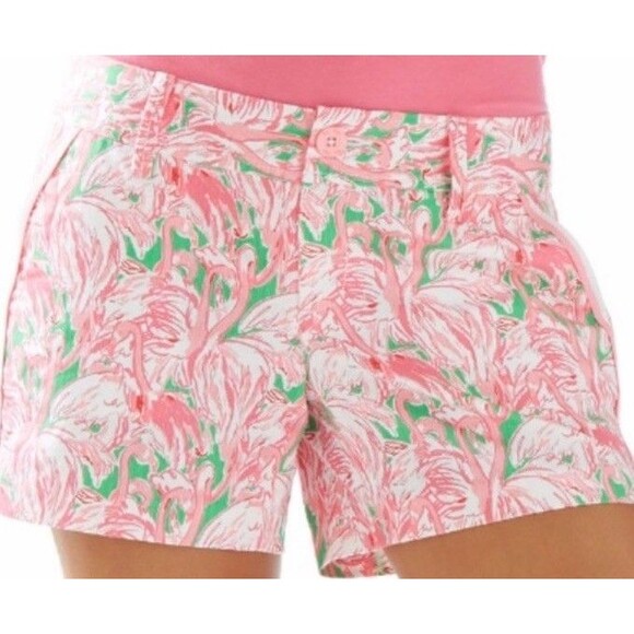 Lilly Pulitzer Size 00 Callahan 5" Shorts Multicolor Floral - Picture 1 of 7